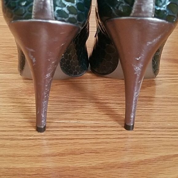 Carlos by Carlos Santana Green snake skin Sz. 8.5 - Picture 5 of 6